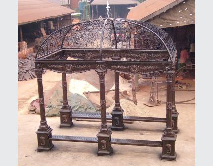 cast iron garden metal gazebo for outdoor/home