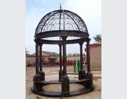 iron gazebo,garden  round gazebo for garden ornament