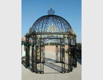 Wrought Iron Greenhouse,outdoor sculpture metal gazebo